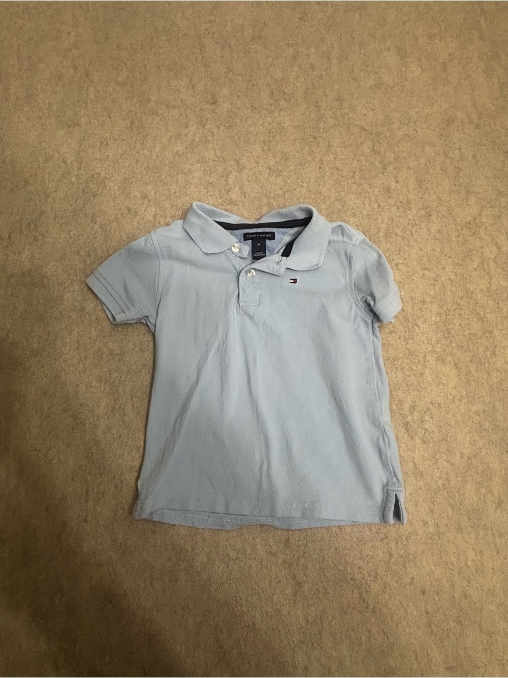 Tommy Hilfiger Light Blue Kids Polo